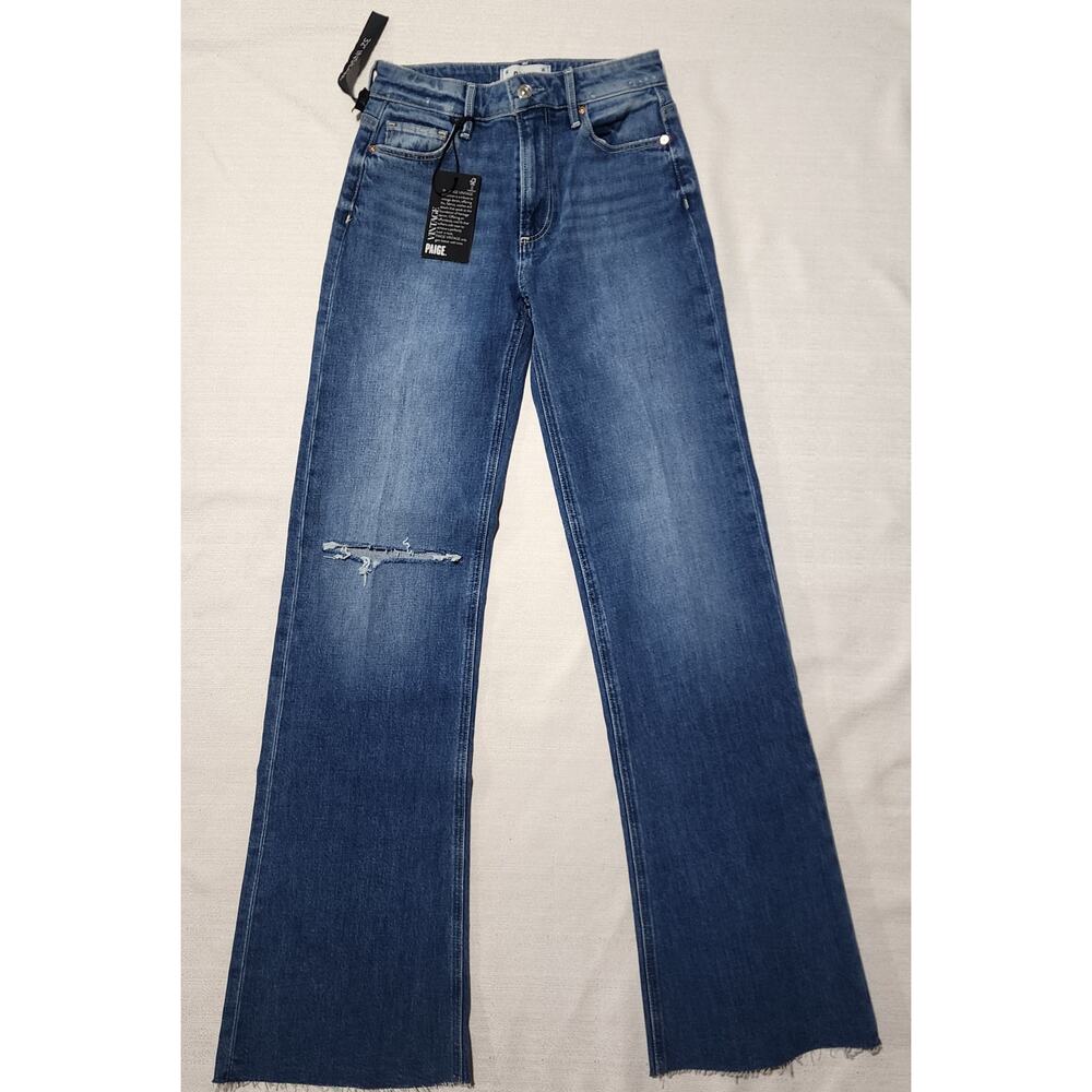 Paige Granada destructed straight leg jeans W23 L39'' women's